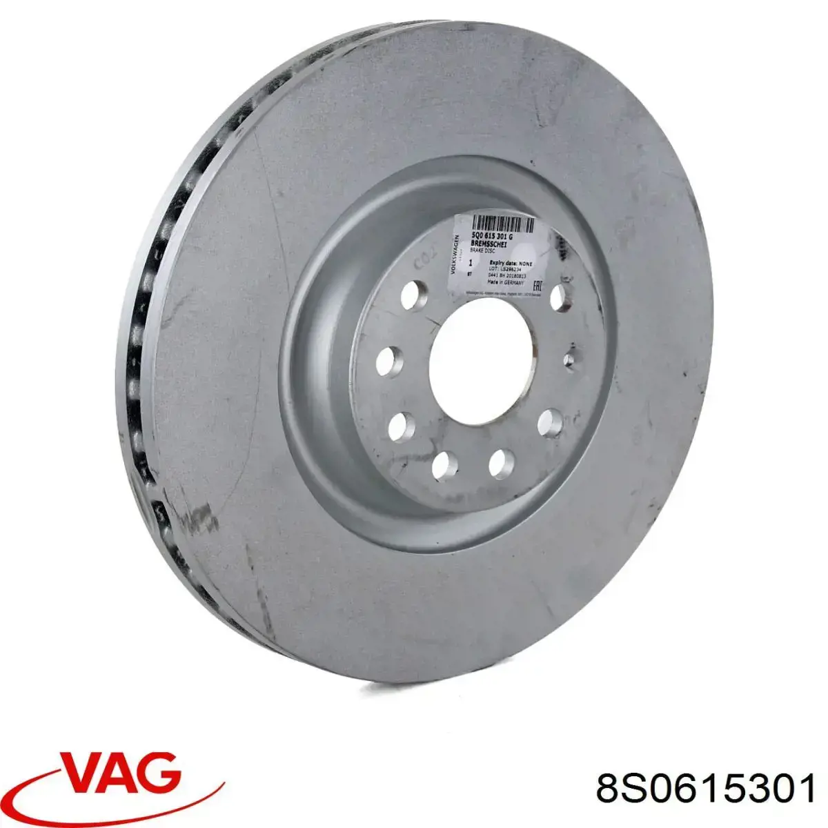8S0615301 VAG диск гальмівний передній