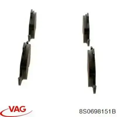 Купити 8S0698151B VAG Колодки гальмівні передні, дискові