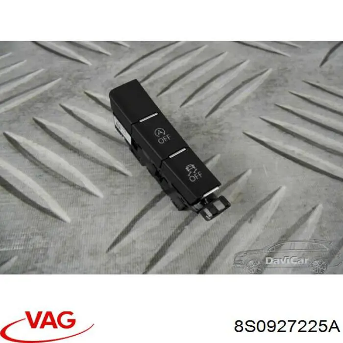 8S0927225A VAG Клавіша електромеханічного гальма стоянки