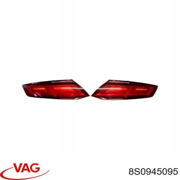 Задні ліхтарі VAG 8S0945095 ціна, від 450.03 USD