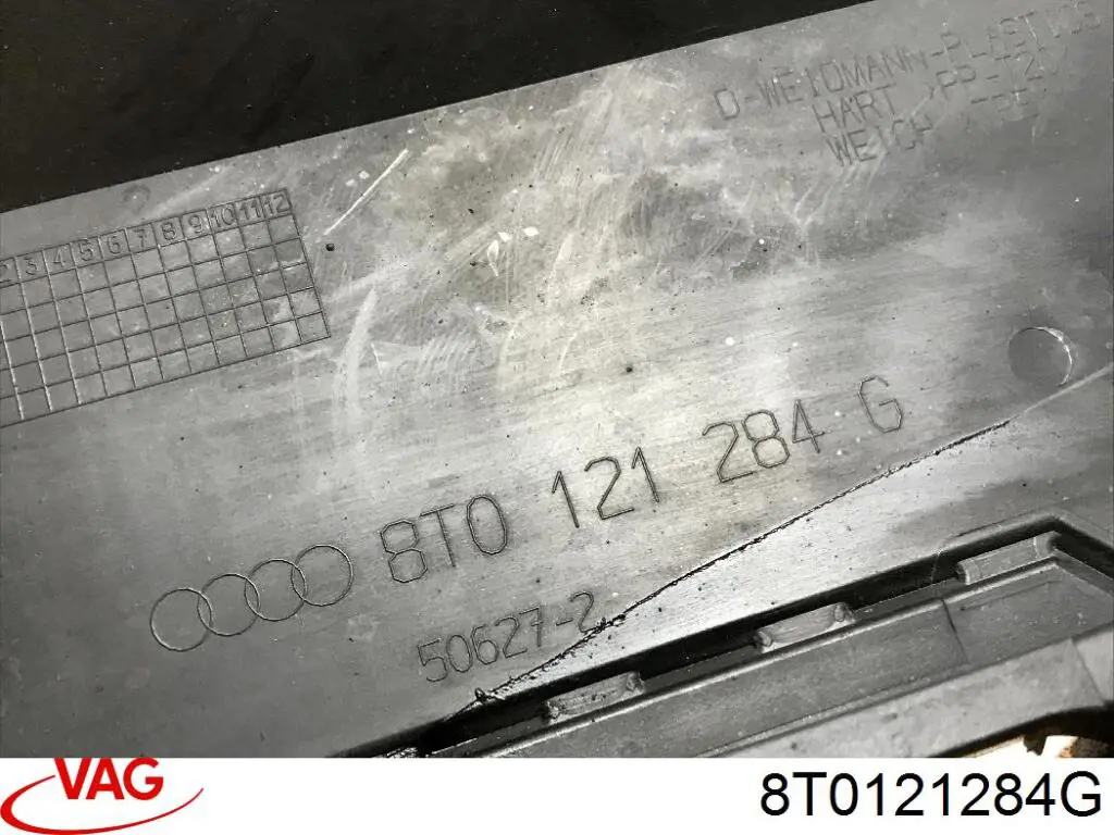 Повітропровід (дефлектор) радіатора, правий VAG 8T0121284G ціна, від 56.43 USD