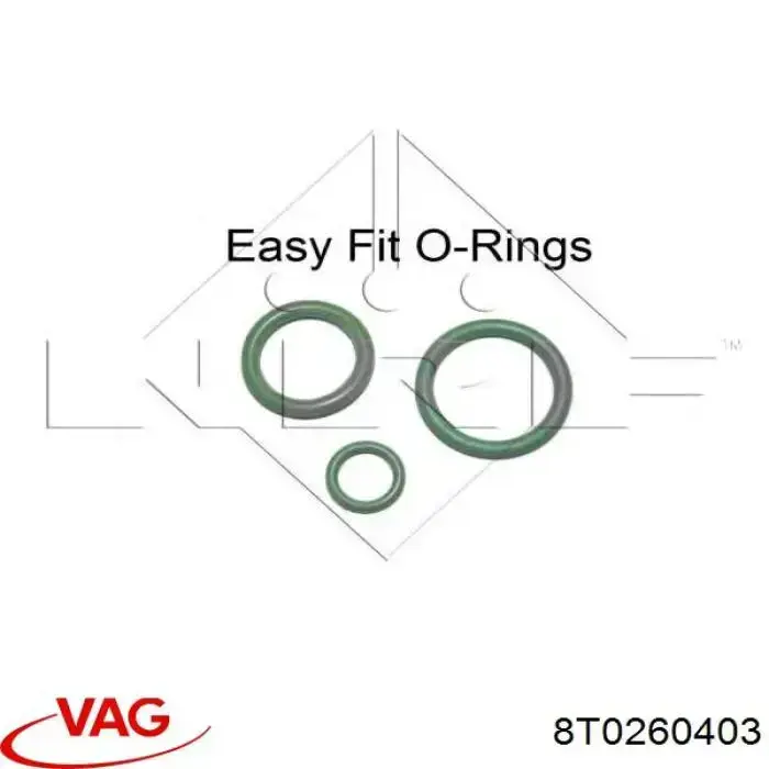 Купити 8T0260403 VAG Радіатор системи охолодження кондиціонера