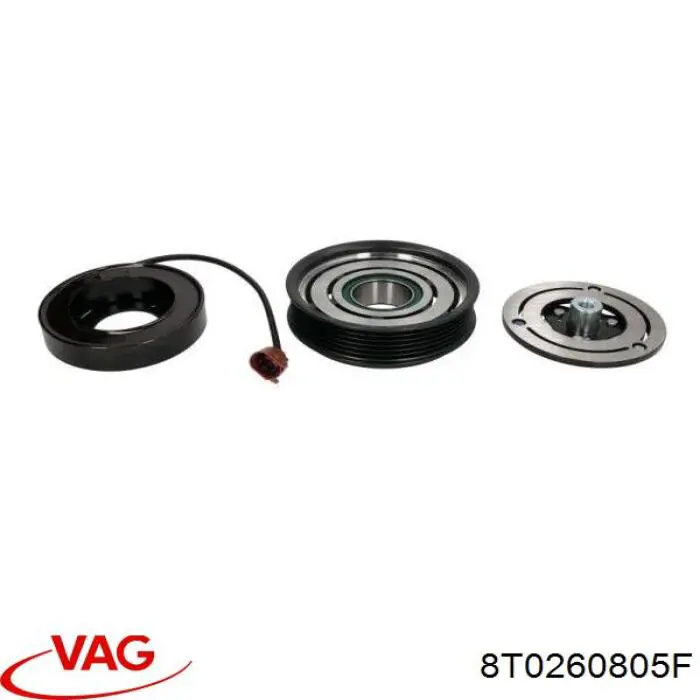 Компресор системи кондиціювання VAG 8T0260805F ціна, від 177.27 USD