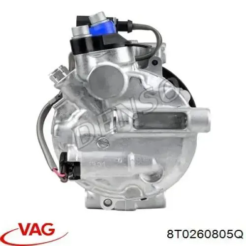Компресор кондиціонера 8T0260805Q VAG