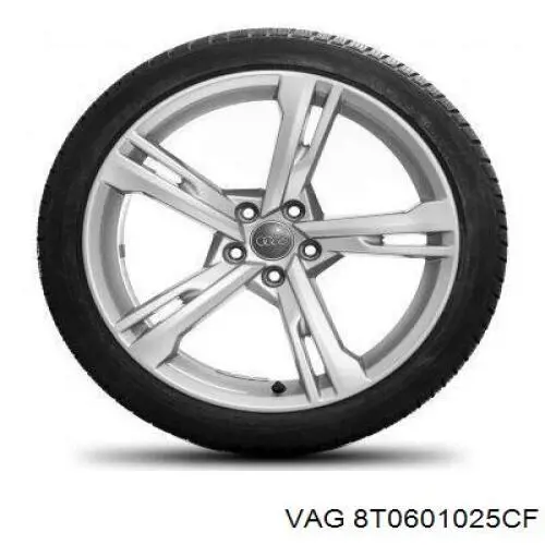 Диски колісні литі (легкосплавні, титанові) VAG 8T0601025CF ціна, від 126.68 USD