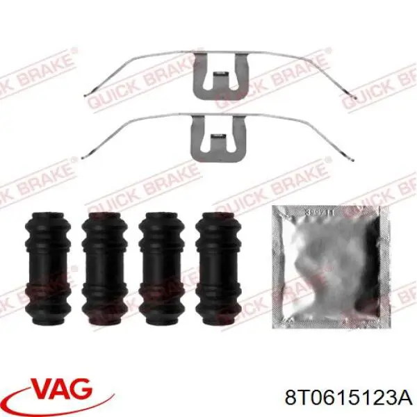 Купити 8T0615123A VAG Ремкомплект переднього супорту