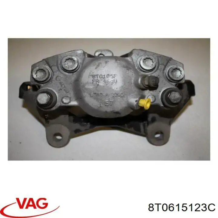 8T0615123C VAG Супорт гальмівний, передній, лівий