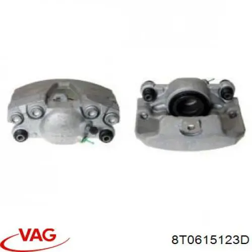 Купити 8T0615123D VAG Супорт гальмівний передній лівий