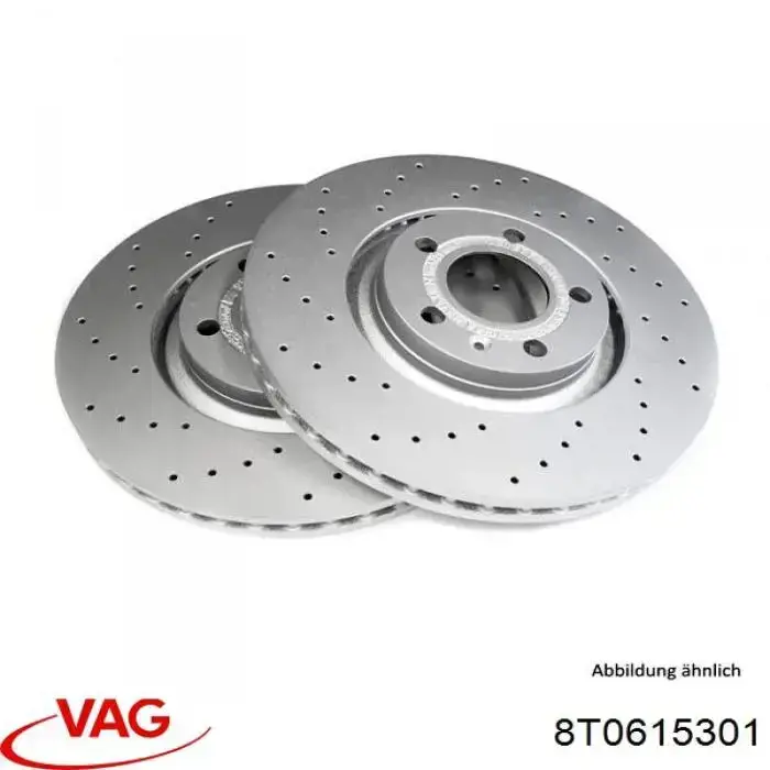 Диск переднього гальма VAG 4S0615301B ціна, від 639.27 USD