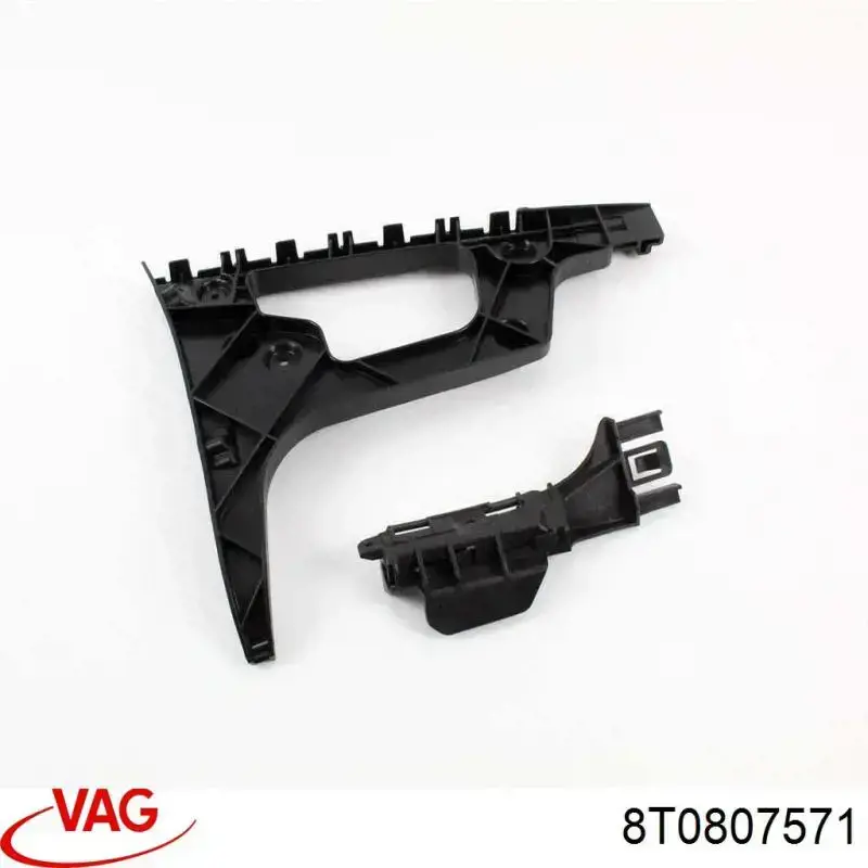 Кронштейн бампера заднього, лівий 8T0807571 VAG