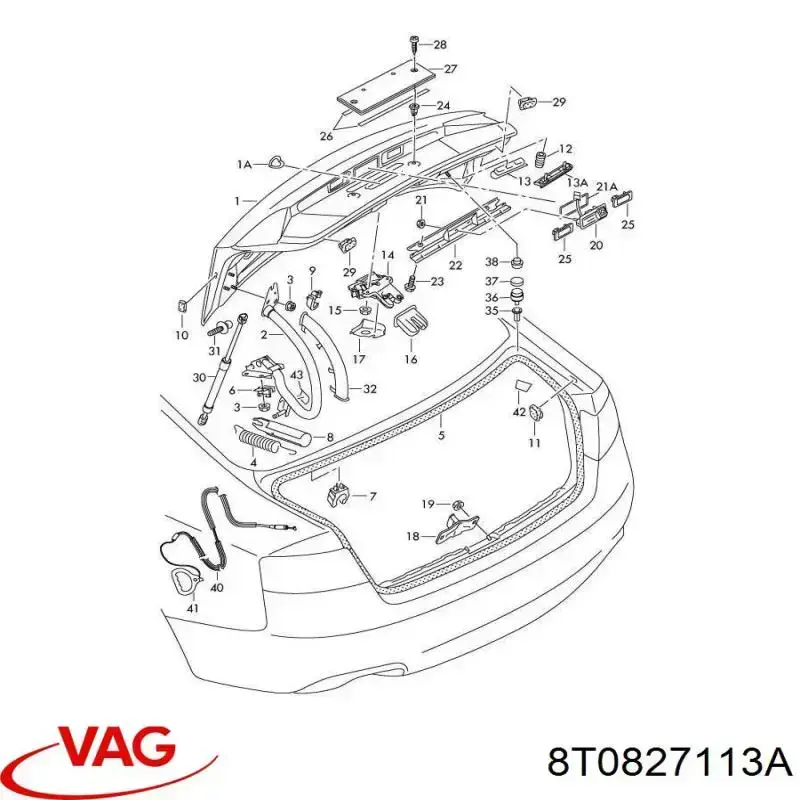 Купити 8T0827113A VAG 