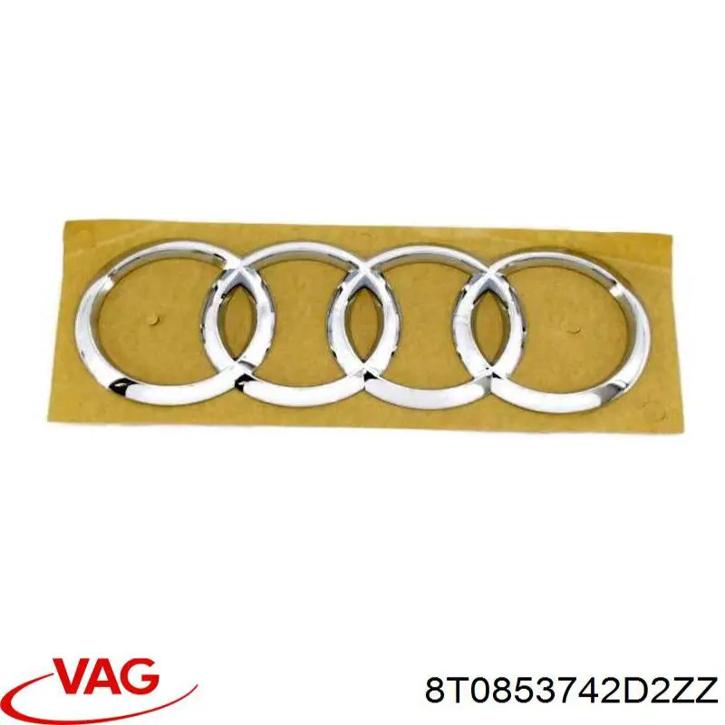 Купити 8T0853742D2ZZ VAG Емблема кришки багажника, фірменнийзначок