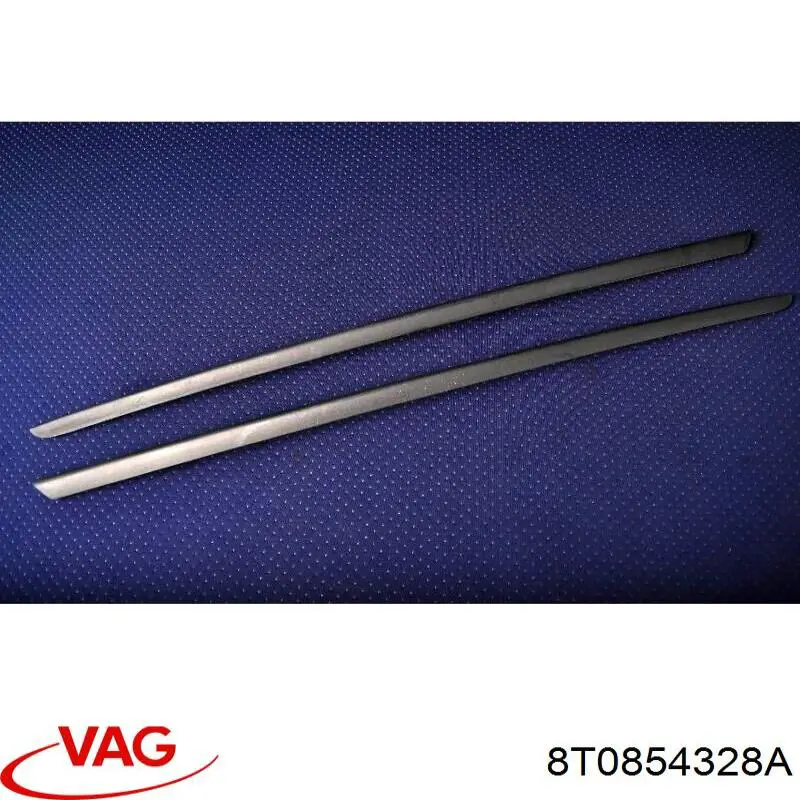 Молдинг лобового скла, правий VAG 8T0854328A ціна, від 19.00 USD