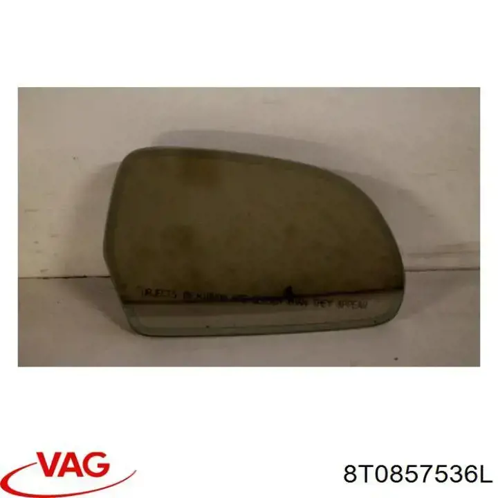 8T0857536L VAG Дзеркальний елемент правий