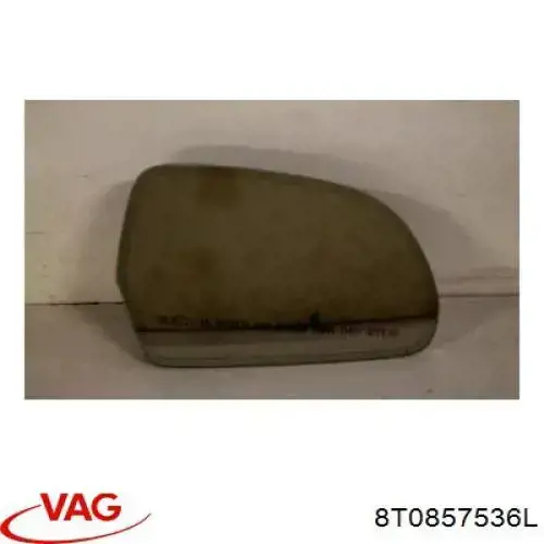 Купити 8T0857536L VAG Дзеркальний елемент правого дзеркала заднього виду