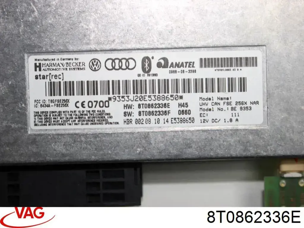  VAG 8T0862336E ціна, від 37.95 USD
