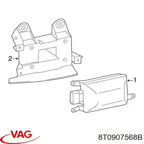 Купити 6PZ010905451 HELLA Радар зміни смуги руху
