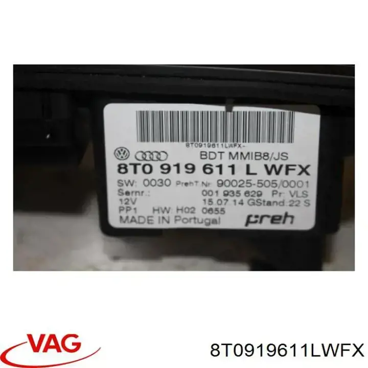 Блок керування мультимедійний VAG 8T0919611LWFX ціна, від 63.35 USD
