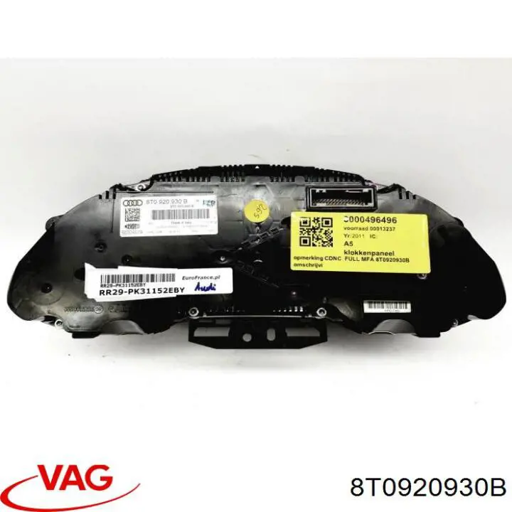 8T0920930B VAG Щиток приладів додатковий