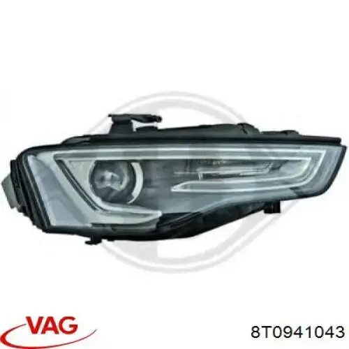 Фари VAG 8T0941043 ціна, від 473.80 USD