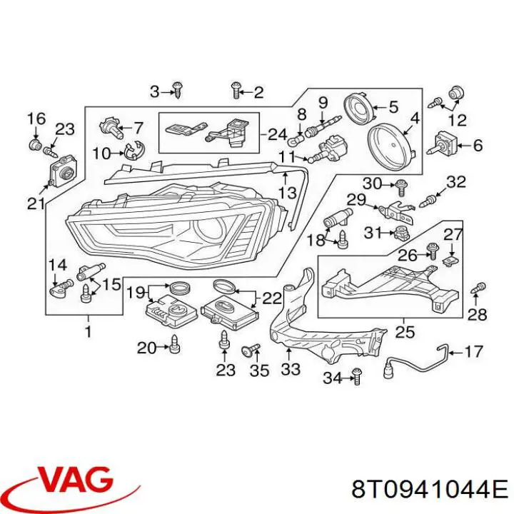 Фара права ZAD111618R Signeda