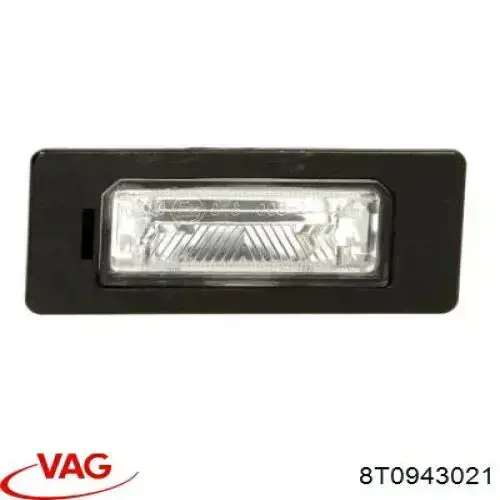 Ліхтар підсвічування заднього номерного знака 8T0943021 VAG
