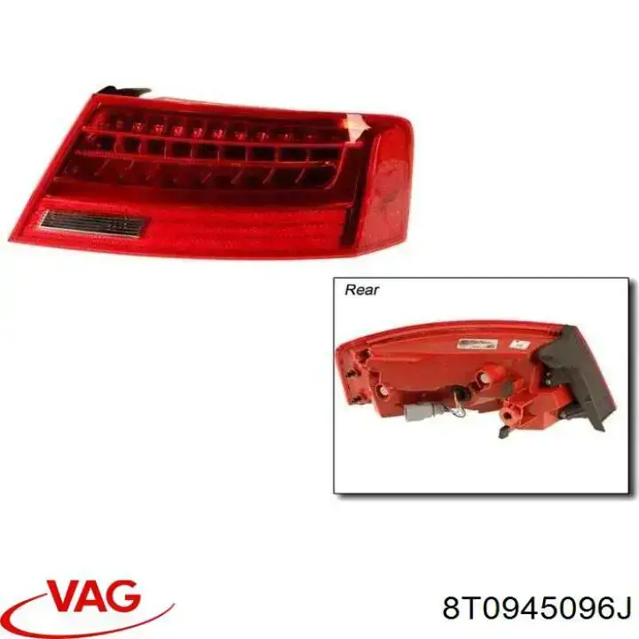 Ліхтар задній правий, зовнішній VAG 8T0945096J ціна, від 126.98 USD