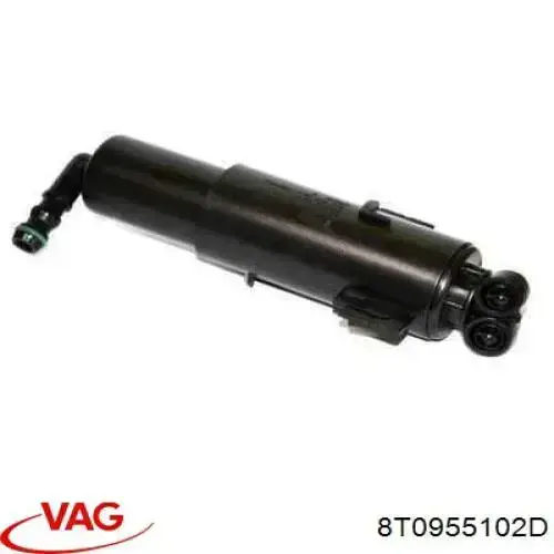 Форсунка омивача фари передньої, правої 8T0955102D VAG