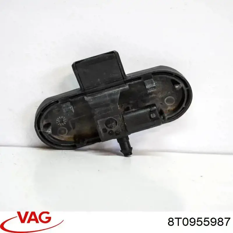 Форсунка омивача скла лобового, ліва VAG 8T0955987 ціна, від 7.60 USD