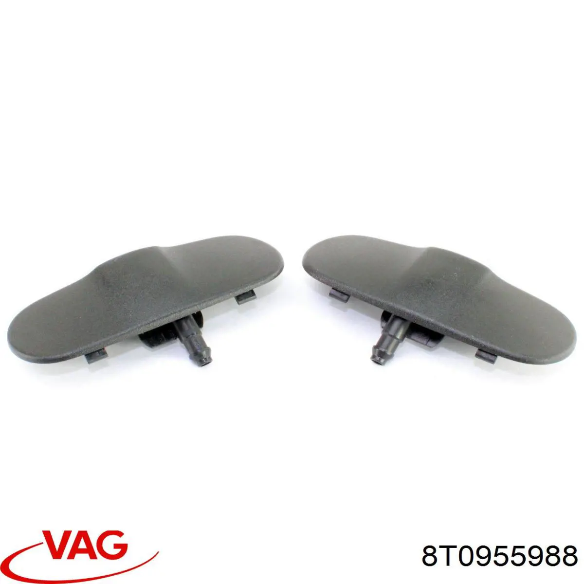 Форсунка омивача скла лобового, права 8T0955988 VAG