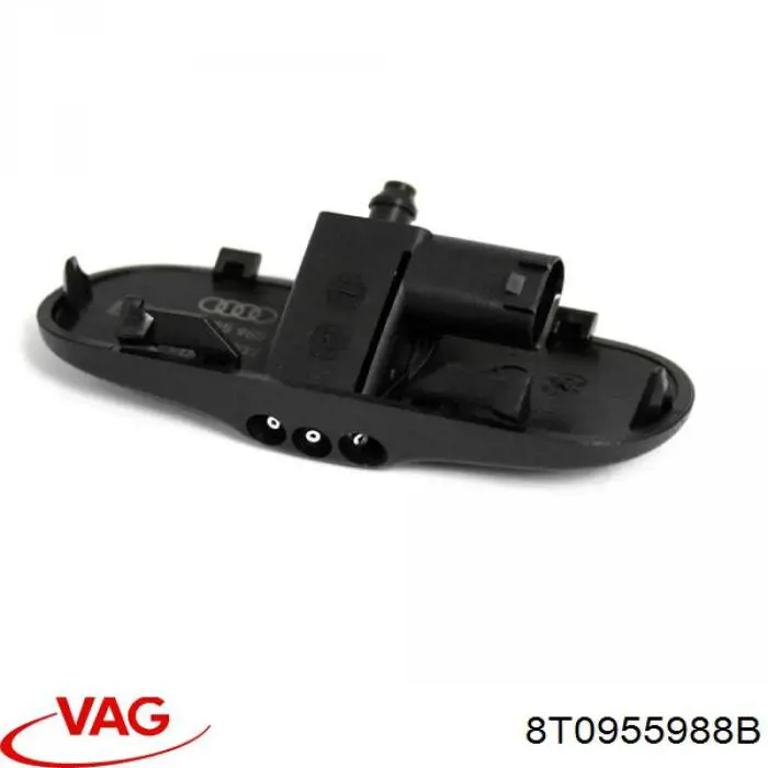 Форсунка омивача скла лобового, права 8T0955988B VAG