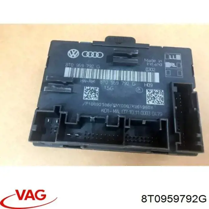 8T0959792G VAG Блок комфорту передніх дверей