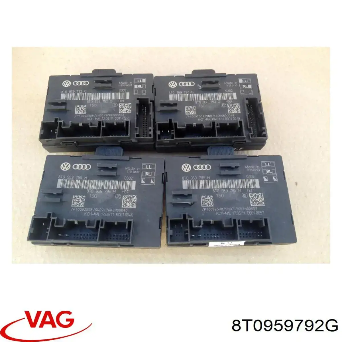 Блок комфорту передніх дверей VAG 8T0959792G ціна, від 15.20 USD