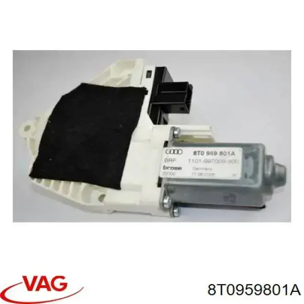 8T0959801A VAG Мотор склопідйомника водійських дверей