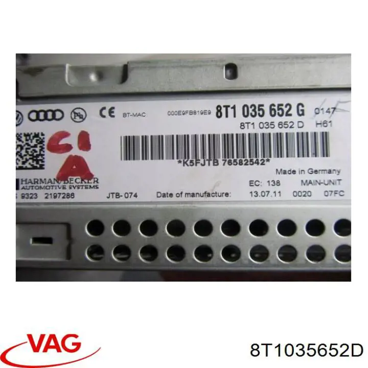  8T1035652D VAG