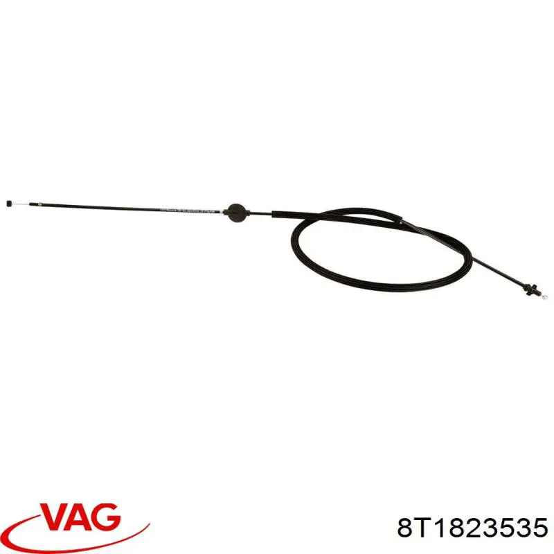 Трос відкриття капота, задній VAG 8T1823535 ціна, від 14.11 USD