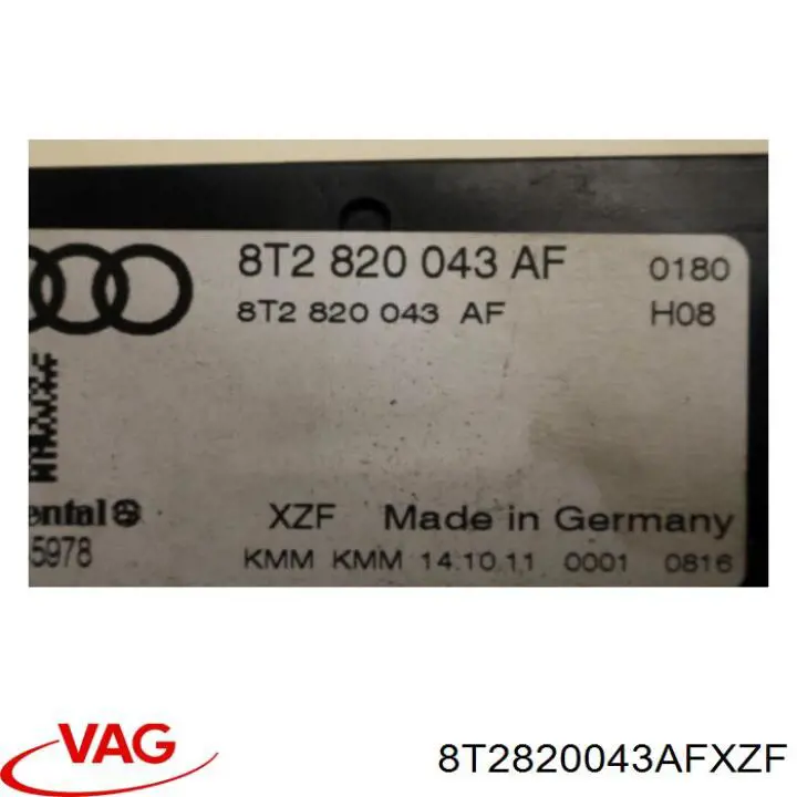 Регулятор вентилятора обігрівача VAG 8T2820043AFXZF ціна, від 23.00 USD