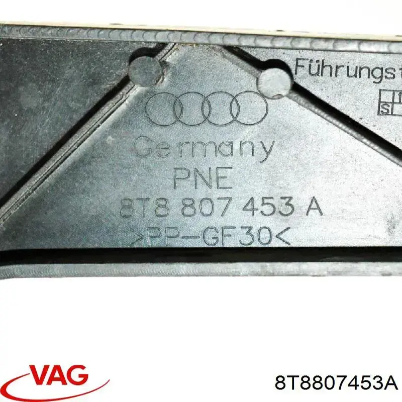 Купити 8T8807453A VAG Направляюча заднього бампера, ліва