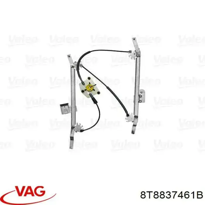 Купити 8T8837461B VAG Механізм стеклопідйомника водійських дверей