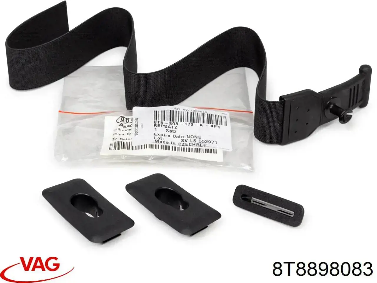 Купити 8T8898083 VAG Пістон (кліп) кріплення обшивки кришки багажника