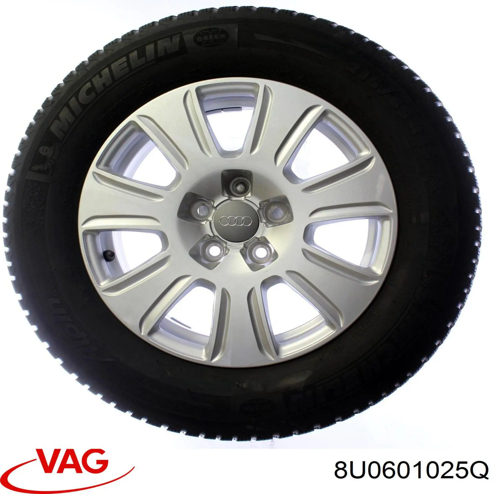 8U0601025Q VAG Диски колісні литі (легкосплавні, титанові)