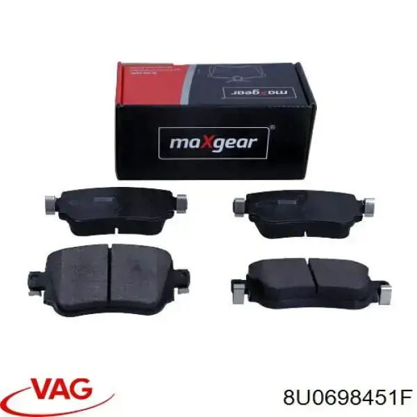 Купити 8U0698451F VAG Задні колодки