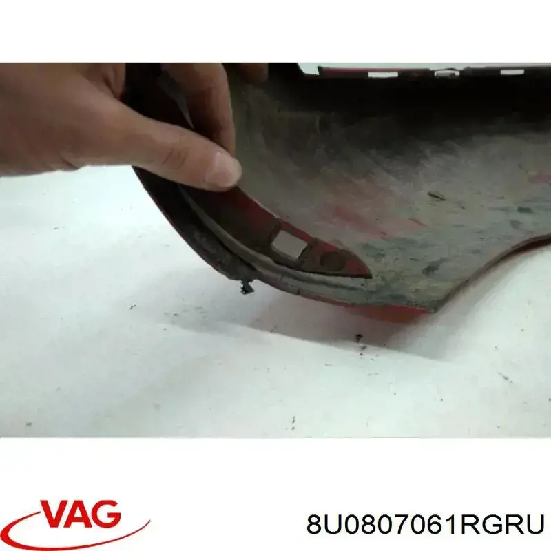 Захисна губа бампера переднього VAG 8U0807061RGRU ціна, від 288.58 USD