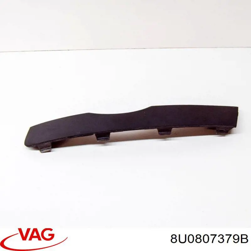 Накладка бампера переднього, ліва VAG 8U0807379B ціна, від 4.21 USD