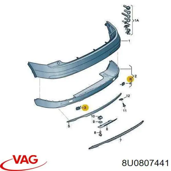 8U0807441 VAG 