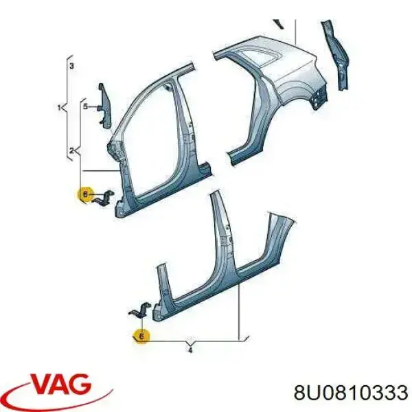  VAG 8U0810333 ціна, від 26.99 USD