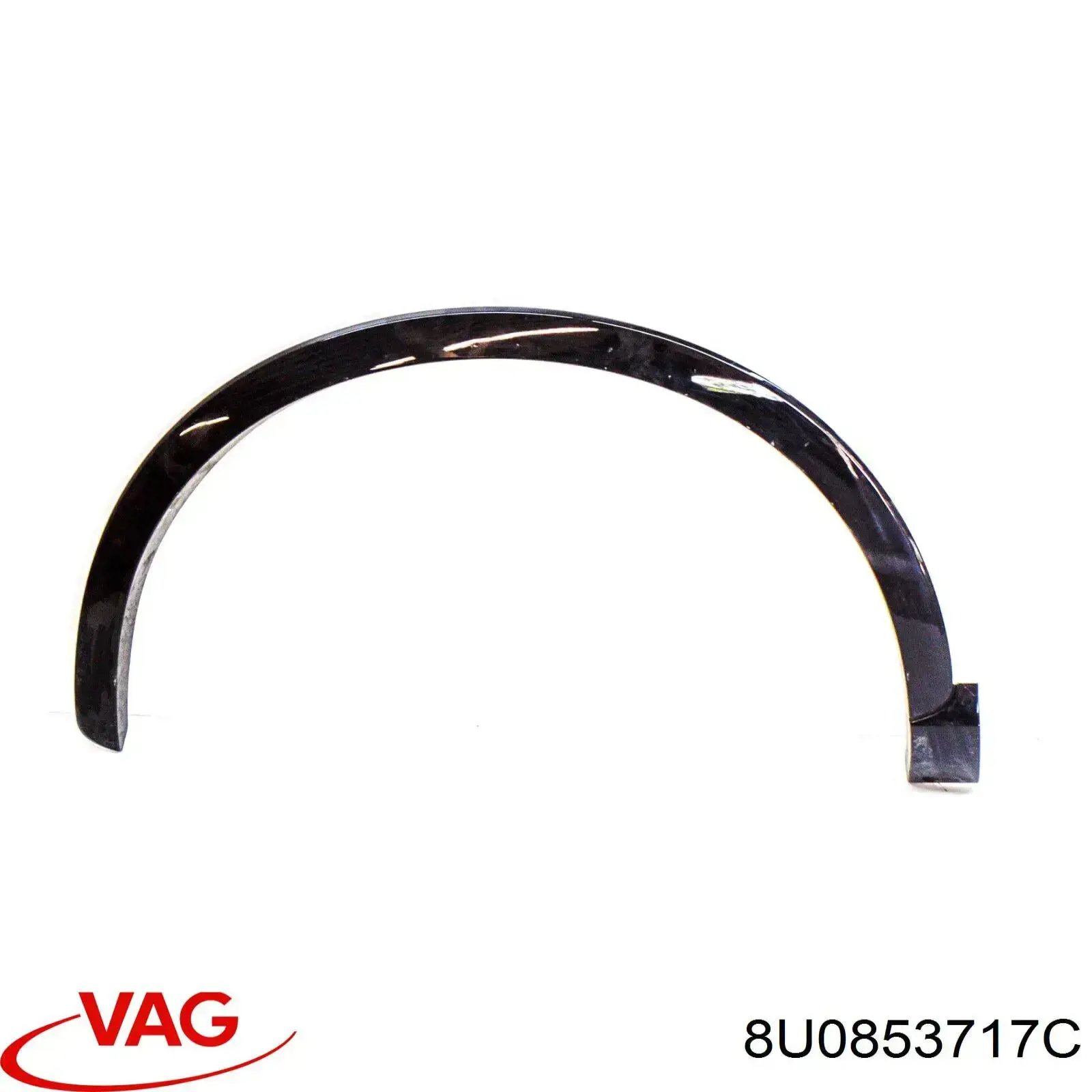 Розширювач задньої арки колеса, лівий VAG 8U0853717CGRU ціна, від 121.81 USD