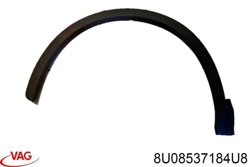 Подкрильнікі переднього крила, правий VAG 8U08537184U8 ціна, від 69.33 USD