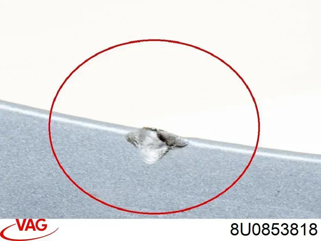 Молдинг задньої арки крила, правий VAG 8U0853818 ціна, від 15.20 USD