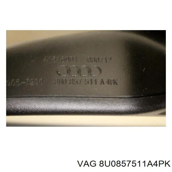 8U0857511A4PK VAG Салоне дзеркало заднього виду